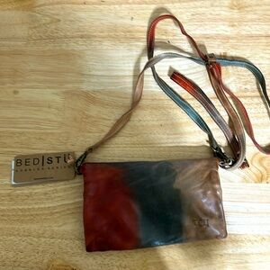 NWT Bed Stu Crossbody Cadence Cool Sangria